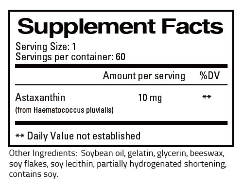 T-5312 Astaxanthin 10 mg S_7A13